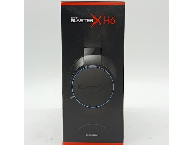 Koptelefoon, sound blaster x, h6 usb gaming headset 7.1 - afbeelding 8 van  9