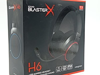 Koptelefoon, sound blaster x, h6 usb gaming headset 7.1 - afbeelding 1 van  9