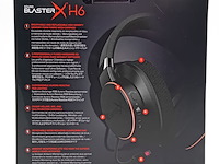 Koptelefoon, sound blaster x, h6 usb gaming headset 7.1 - afbeelding 7 van  9
