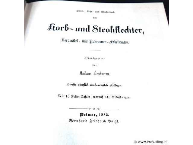 Korb- und strohflechter 1882 - afbeelding 2 van  5
