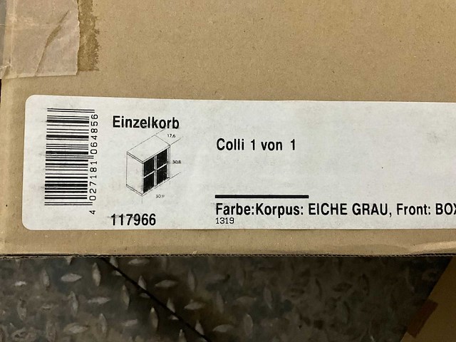 Korfrek dobbelsteen wandrek (3x) - afbeelding 4 van  4