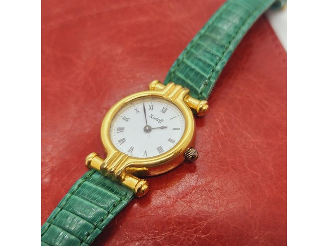 Korloff paris dameshorloge met goudkeurmerk - afbeelding 2 van  5