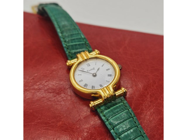 Korloff paris dameshorloge met goudkeurmerk - afbeelding 3 van  5