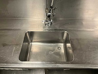 Korvenaanvoertafel met voorspoeldouche (c) - afbeelding 4 van  7