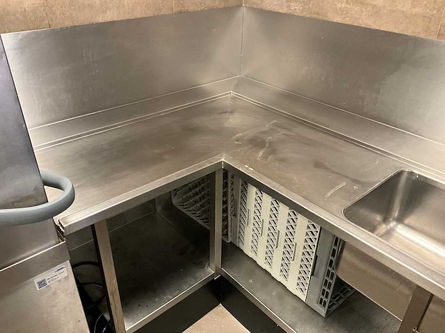 Korvenaanvoertafel met voorspoeldouche (c) - afbeelding 5 van  7