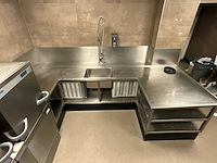 Korvenaanvoertafel met voorspoeldouche (c) - afbeelding 1 van  2