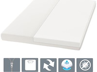 Koudschuimmatras - 90 x 200 cm - hoog slaapcomfort & ergonomische lichaamsaanpassing - afbeelding 1 van  5