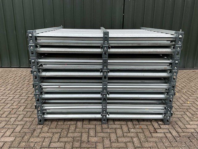 Kovobel 4 stuks 2.25x2.20 opslagcontainer gedemonteerd - afbeelding 1 van  12
