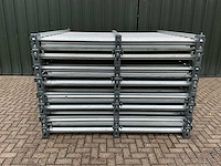 Kovobel 4 stuks 2.25x2.20 opslagcontainer gedemonteerd - afbeelding 1 van  12