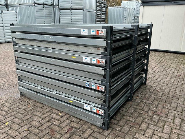 Kovobel 4 stuks 2.25x2.20 opslagcontainer gedemonteerd - afbeelding 7 van  12