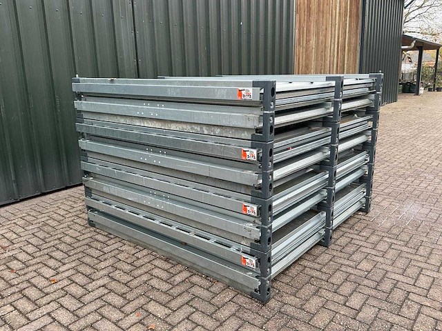 Kovobel 4 stuks 2.25x2.20 opslagcontainer gedemonteerd - afbeelding 8 van  12