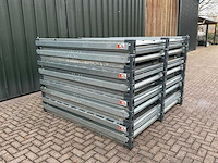 Kovobel 4 stuks 2.25x2.20 opslagcontainer gedemonteerd - afbeelding 8 van  12