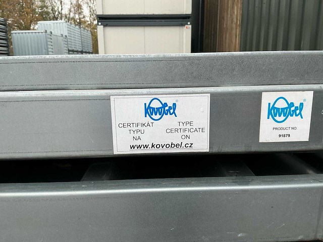 Kovobel 4 stuks 2.25x2.20 opslagcontainer gedemonteerd - afbeelding 11 van  12