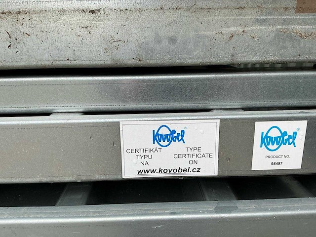 Kovobel 4 stuks 2.25x2.20 opslagcontainer gedemonteerd - afbeelding 12 van  12