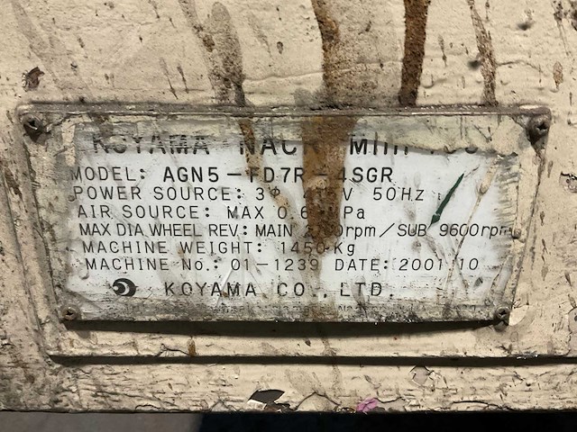 Koyama narc mini 400 slijp- en afbraammachine - afbeelding 4 van  12