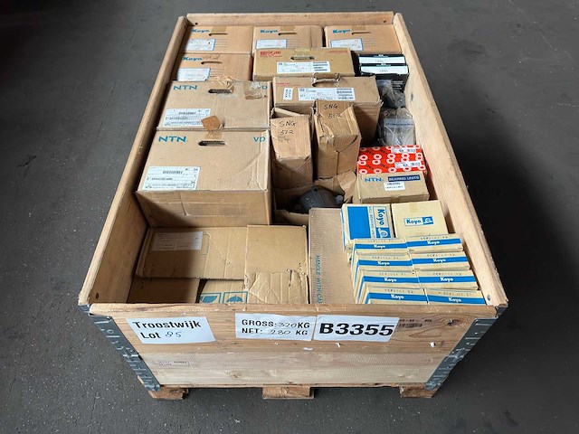 Koyo, ntn, nsk, fag - partij diverse lagers & lagerunits en lagerhuizen 280kg - afbeelding 1 van  9