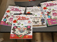 Kpartij tattoo boekjes 3 stusk mix geleverd in ds 020 - afbeelding 3 van  3