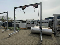 Kraan hijsbok met kettingtakels - afbeelding 2 van  7