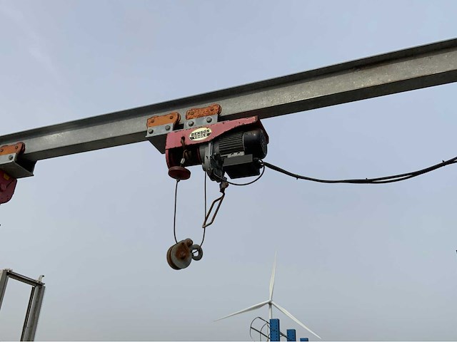 Kraan hijsbok met kettingtakels - afbeelding 4 van  7