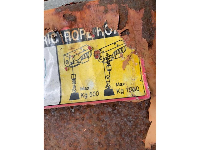 Kraan hijsbok met kettingtakels - afbeelding 7 van  7