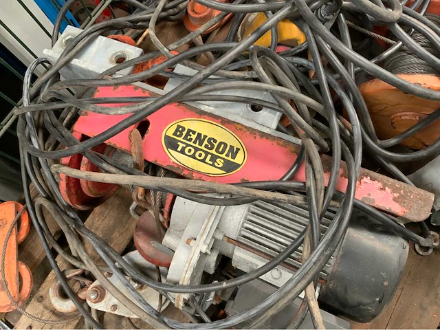 Kraan hijsbok met kettingtakels - afbeelding 5 van  7