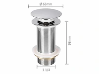 Kraanaccessoire - vonato - 0 - pop up drain inbouw - afbeelding 2 van  4