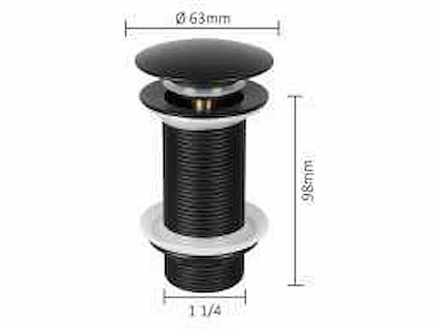 Kraanaccessoire - vonato - 0 - pop up drain inbouw - afbeelding 2 van  4