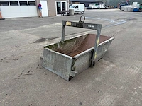 Kraancontainer puinbak kiepbak 1000l 2000kg - 1996 - overige hijs- en heftechniek - afbeelding 5 van  5