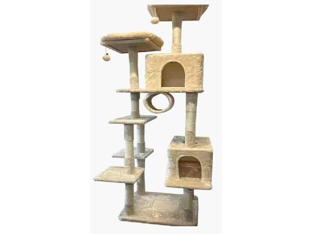 Krabpaal voor katten, beige - afbeelding 1 van  1