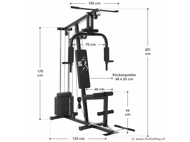Krachtstation profigym 2000 - afbeelding 7 van  22