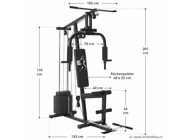Krachtstation profigym 2000 - afbeelding 7 van  22