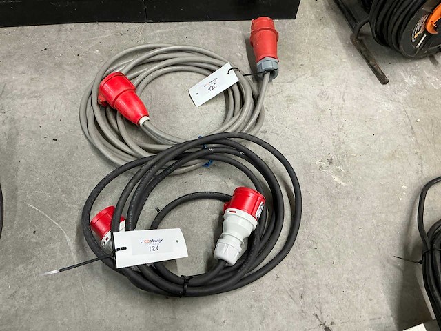 Krachtstroom kabel (2x) - afbeelding 2 van  4