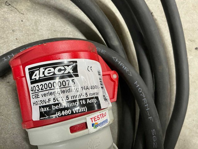 Krachtstroom kabel (2x) - afbeelding 4 van  4