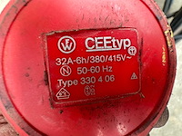 Krachtstroom kabel 32a - afbeelding 2 van  2