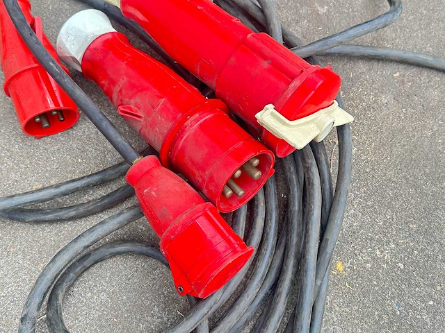 Krachtstroom kabel (3x) - afbeelding 2 van  5