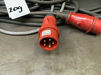 Krachtstroom kabel (3x) - afbeelding 2 van  2