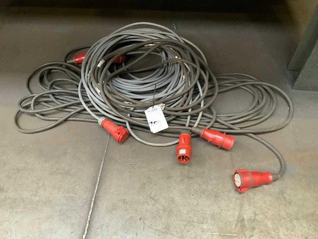 Krachtstroom kabel (3x) - afbeelding 1 van  2