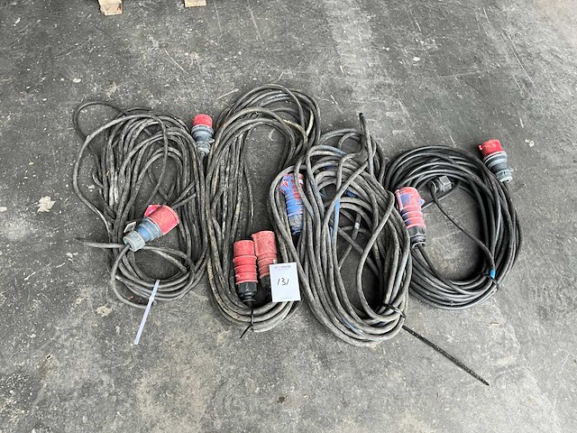 Krachtstroom kabel (4x) - afbeelding 1 van  4