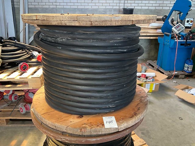 Krachtstroom kabel op haspel, 125a - afbeelding 1 van  2