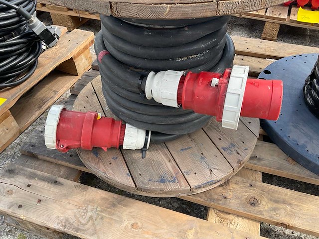 Krachtstroom kabel op haspel, 63a - afbeelding 2 van  2