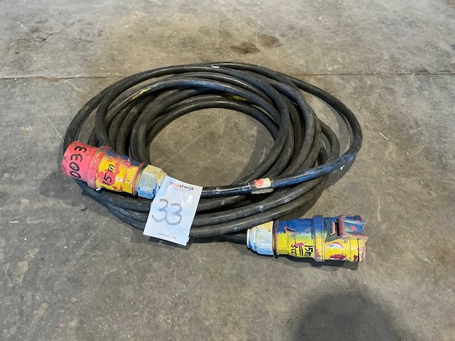 Krachtstroom kabel - afbeelding 1 van  4