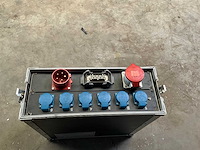 Krachtstroom verdeler in flightcase - afbeelding 2 van  8