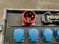Krachtstroom verdeler in flightcase - afbeelding 3 van  8
