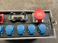 Krachtstroom verdeler in flightcase - afbeelding 4 van  8