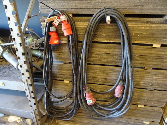 Krachtstroom verlengkabel 25m (2x) - afbeelding 1 van  1