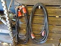 Krachtstroom verlengkabel 25m (2x) - afbeelding 1 van  1