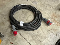 Krachtstroom verlengkabel 63amp
