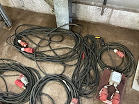 Krachtstroom verlengkabel en verdeelbord (8x) - afbeelding 1 van  1