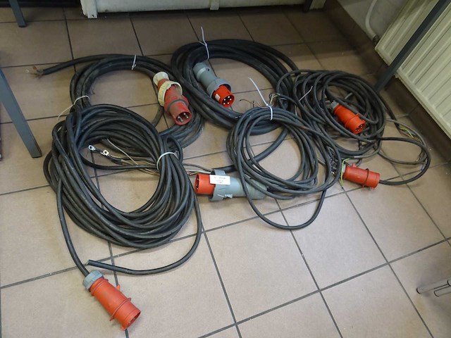 Krachtstroomkabel (6x) - afbeelding 1 van  1