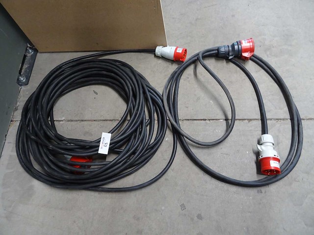 Krachtstroomverlengkabel 16a (2x) - afbeelding 1 van  1
